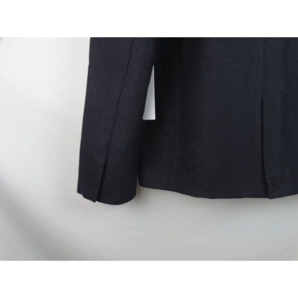 Paper Denim & Cloth Women's Blazer Black Size Large Wool Long Sleeve Jacket - Picture 11 of 11